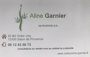 Aline GARNIER , ostéopathe à Salon-de-Provence (13300)