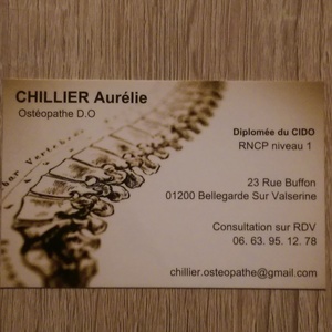 Aurélie Chillier Bellegarde-sur-Valserine, 