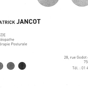 PATRICK  JANCOT Paris 9, 